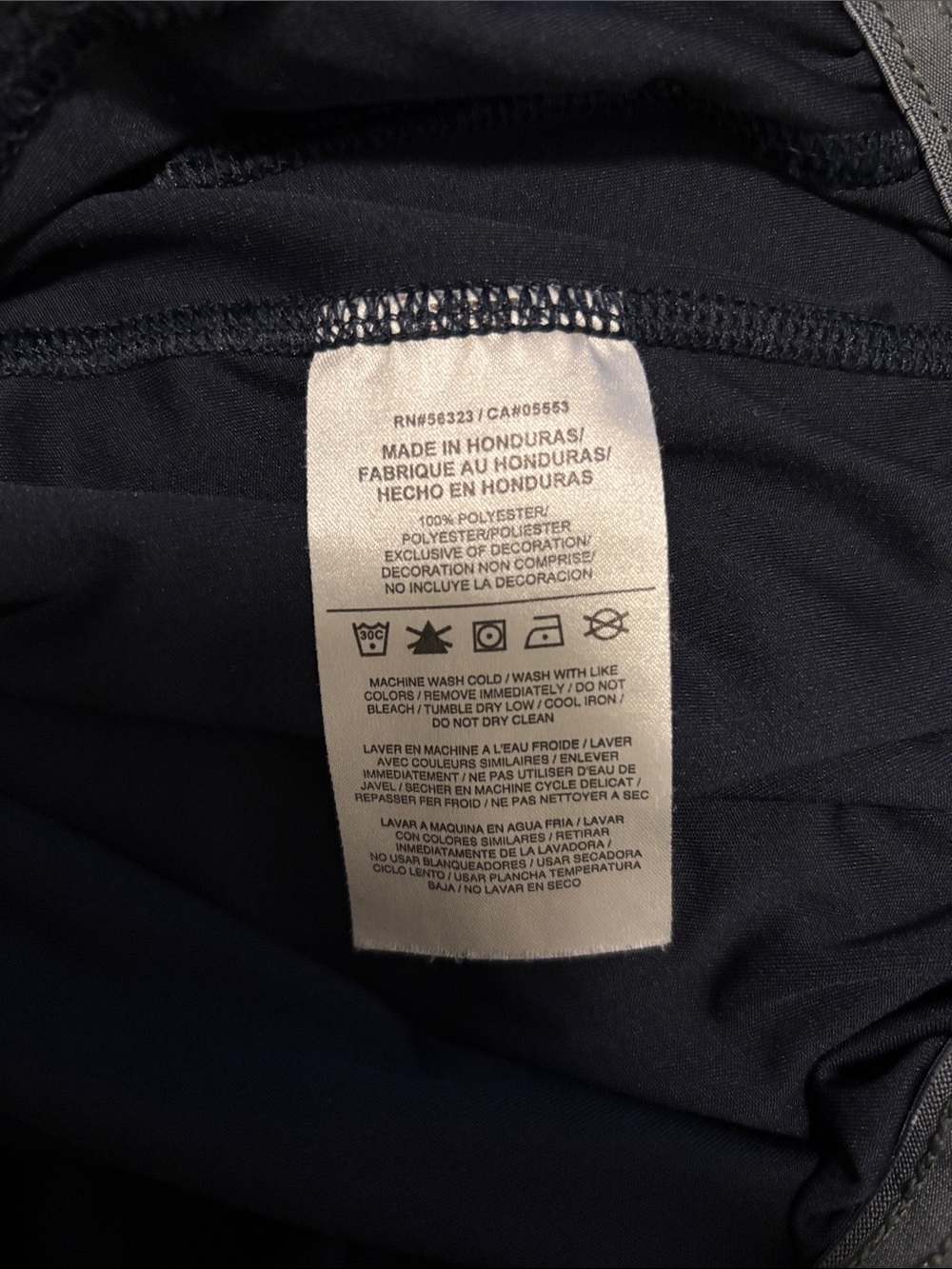 Nike Dri-fit Men’s Navy Athletic Training Shorts. Size Large. - Picture 4 of 4